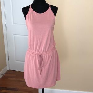 NAKED ZEBRA sleevesless dress in Pink